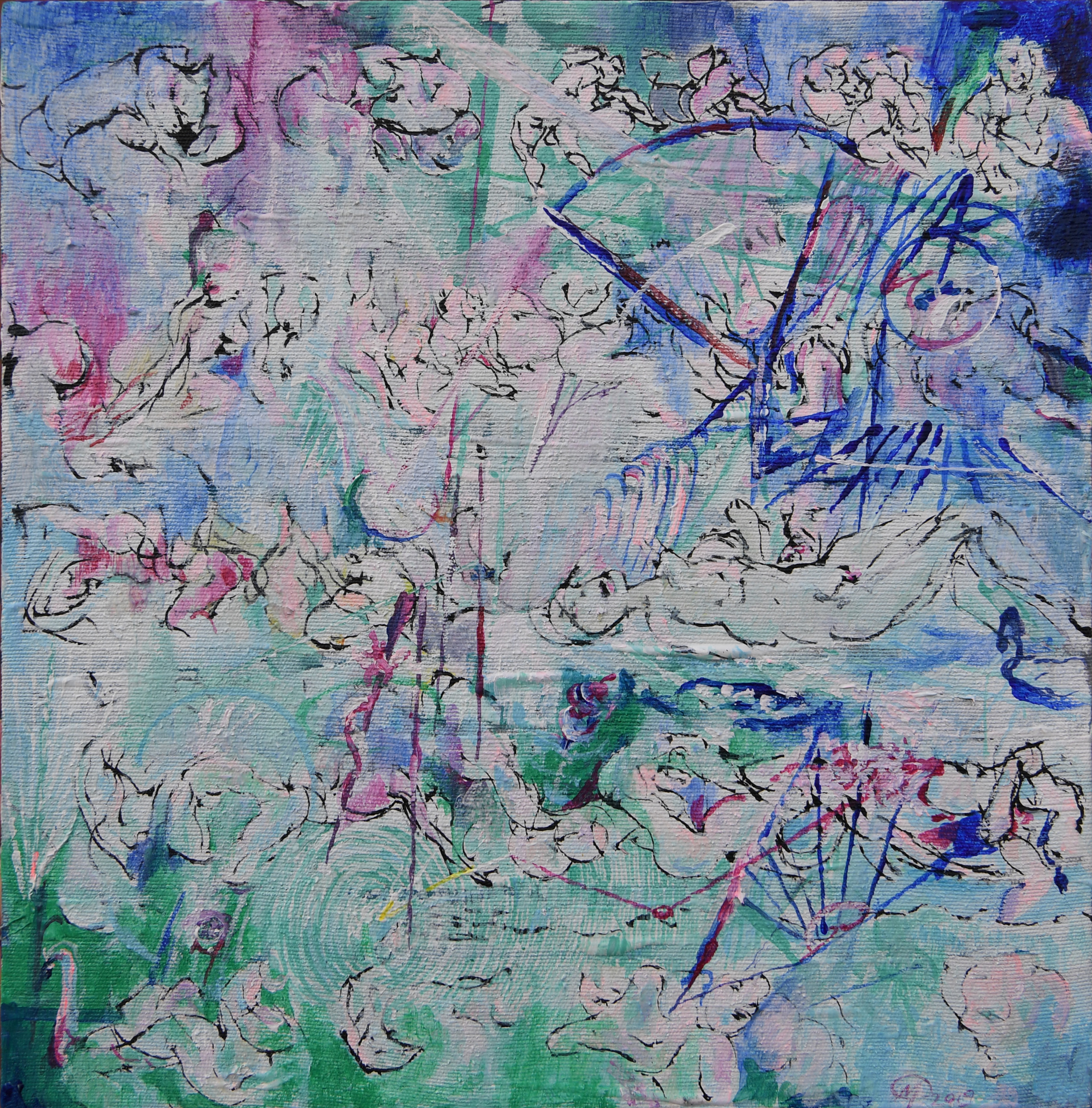 PEULEN 2009 SQUARE GROEN BLAUW 3/6 