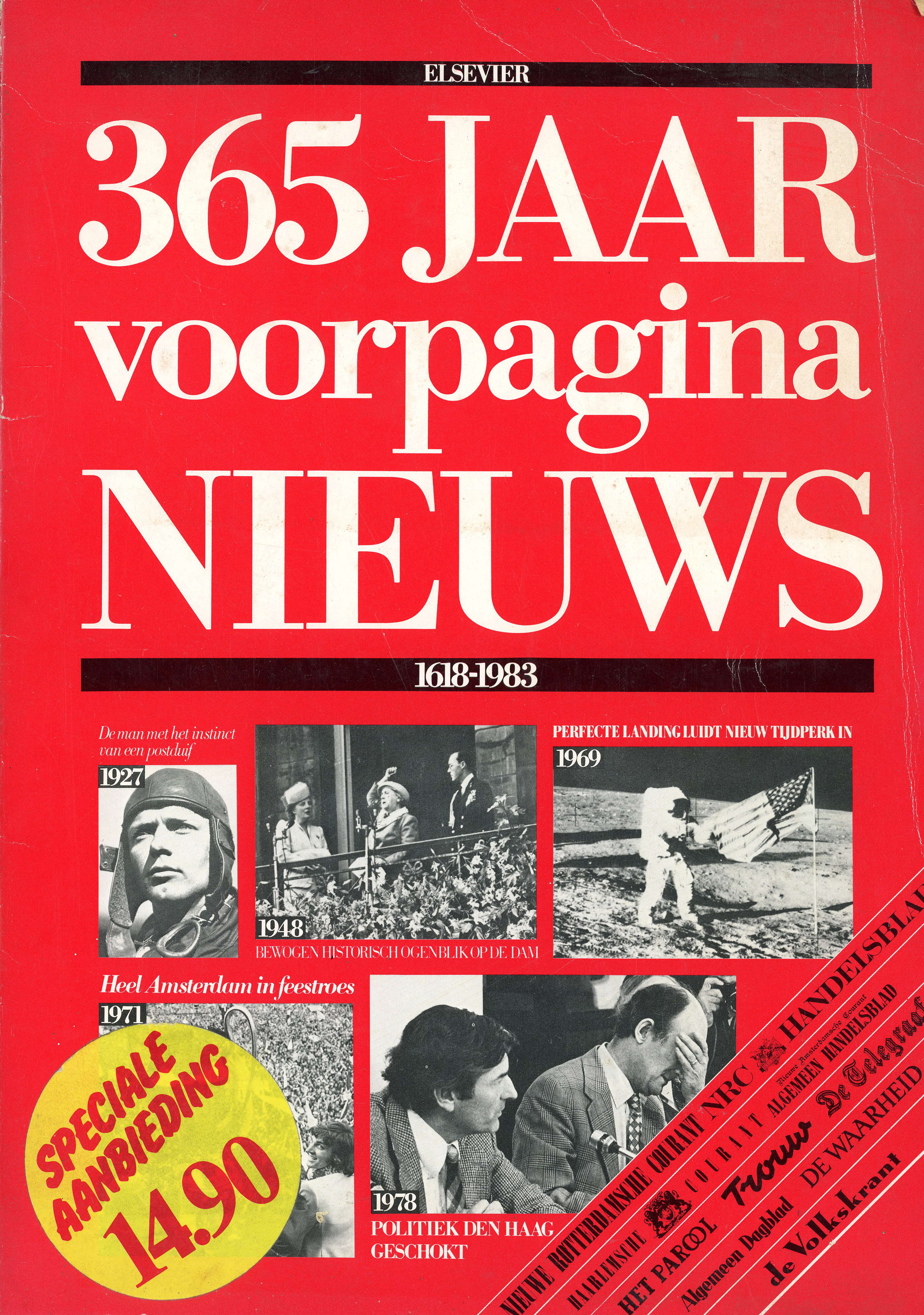 365 JAAR VOORPAGINA NIEUWS