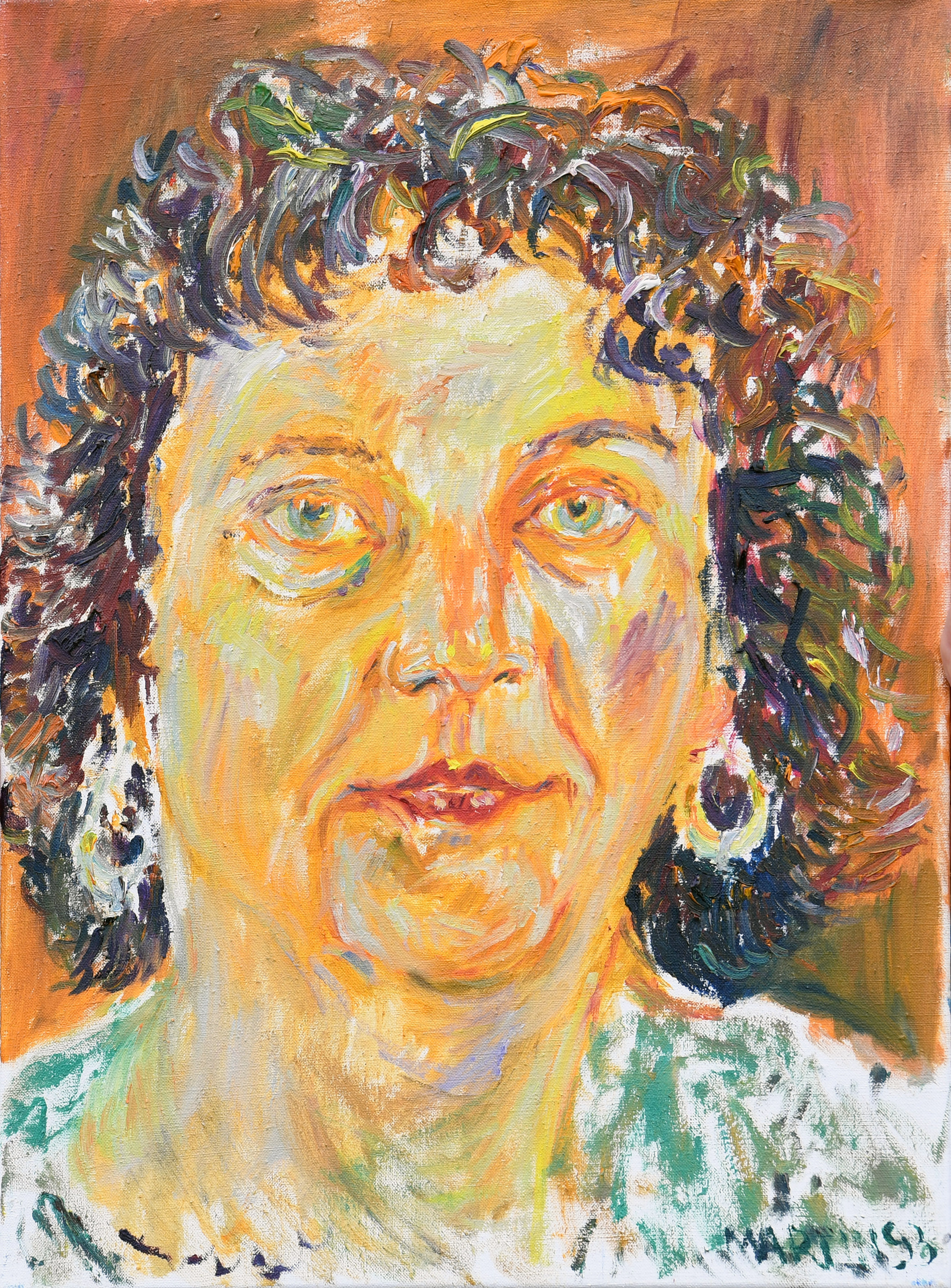PORTRET VROUW DOROTHEE, 40X55 CM (STAAND) 1993_MP001