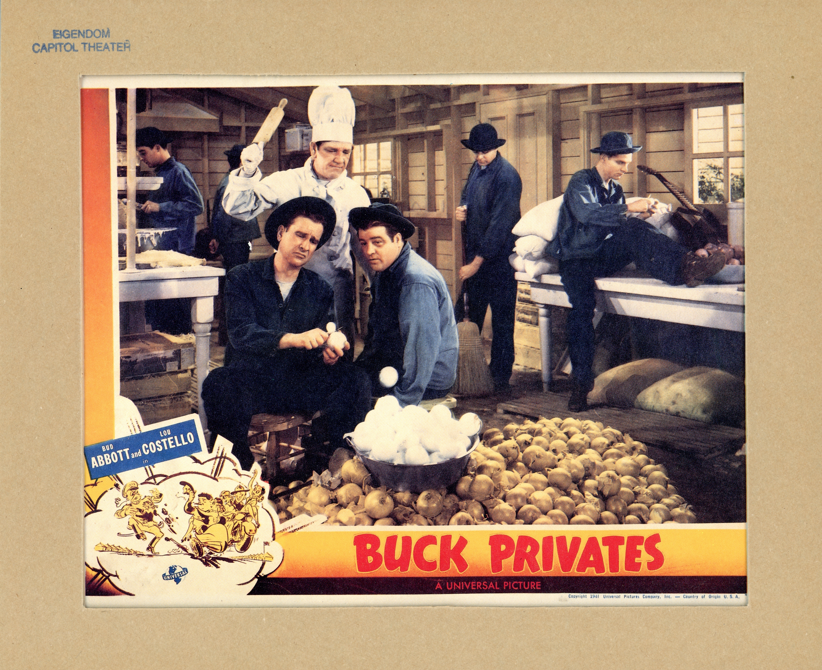 Lobby card, Buck Privates, 1941