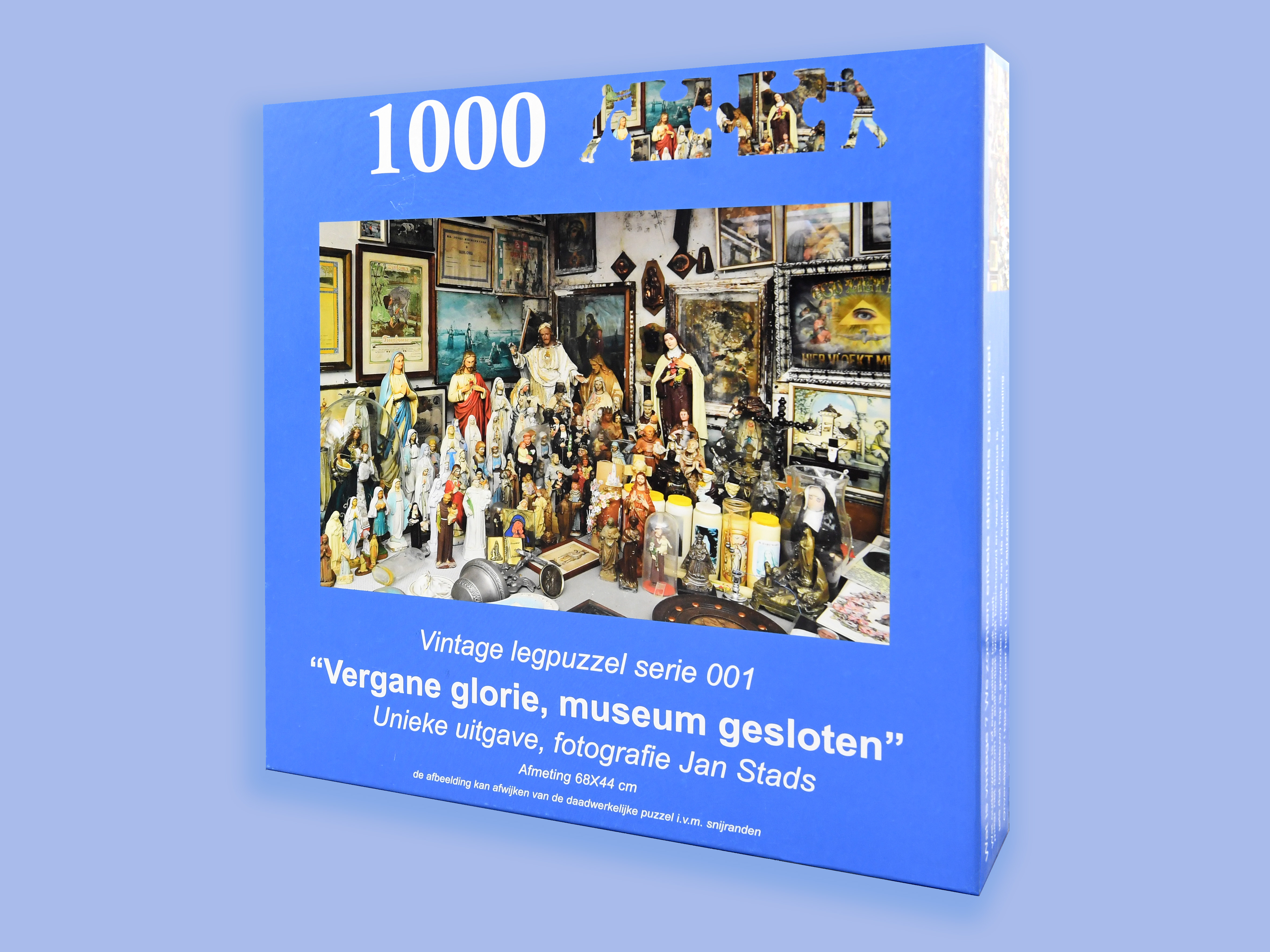 Vintage-serie 001 Legpuzzel Vergane glorie museum gesloten 1000 stukjes