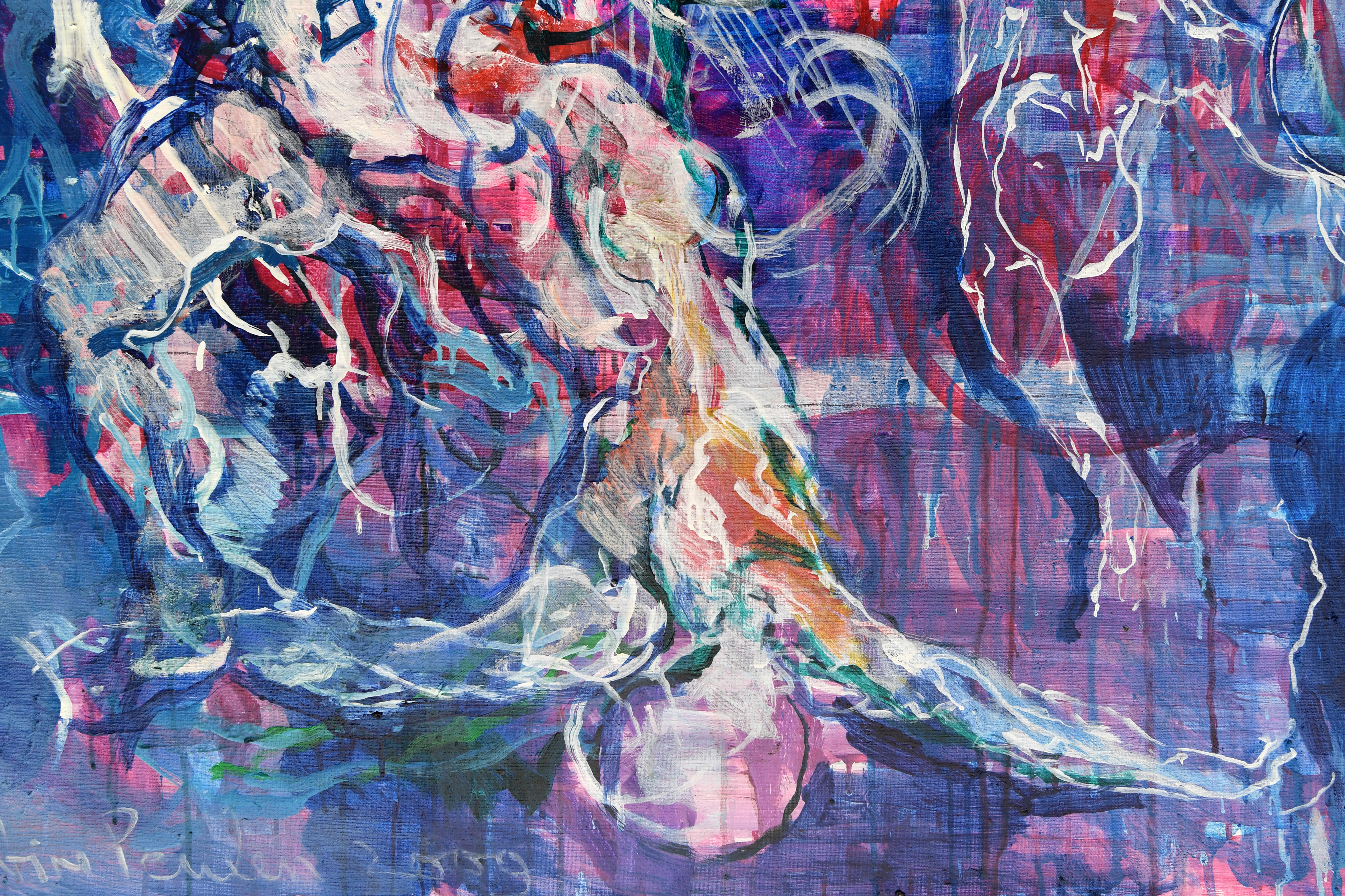 GESPANNEN DOEK, 150X180 CM ( STAAND ) "UNIVERSE"   