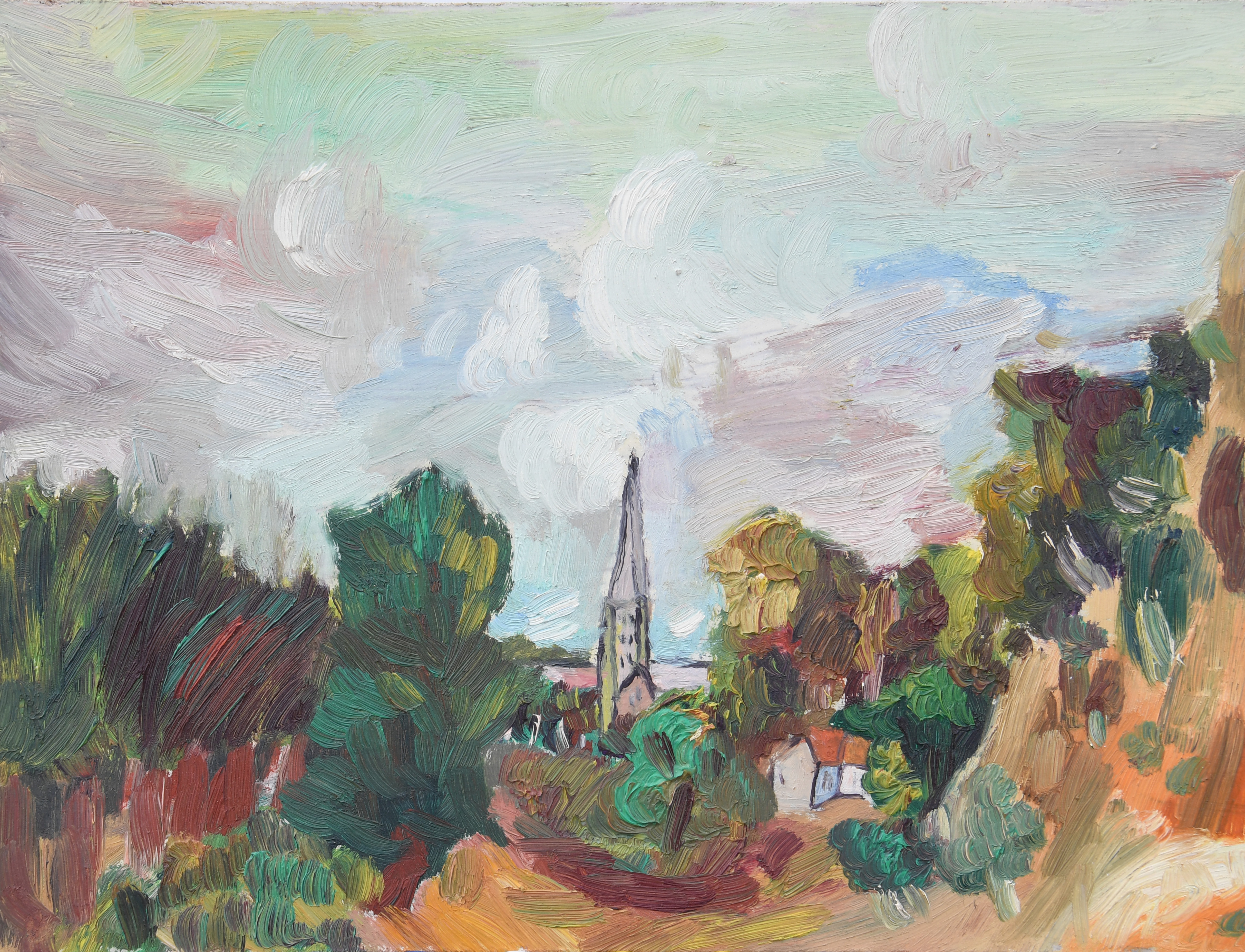HARDBOARD, 24X32 CM (LIGGEND) DE ONTDEKKING VAN TALENT "MIJN DORP" 1971-1975 HAVOTIJD