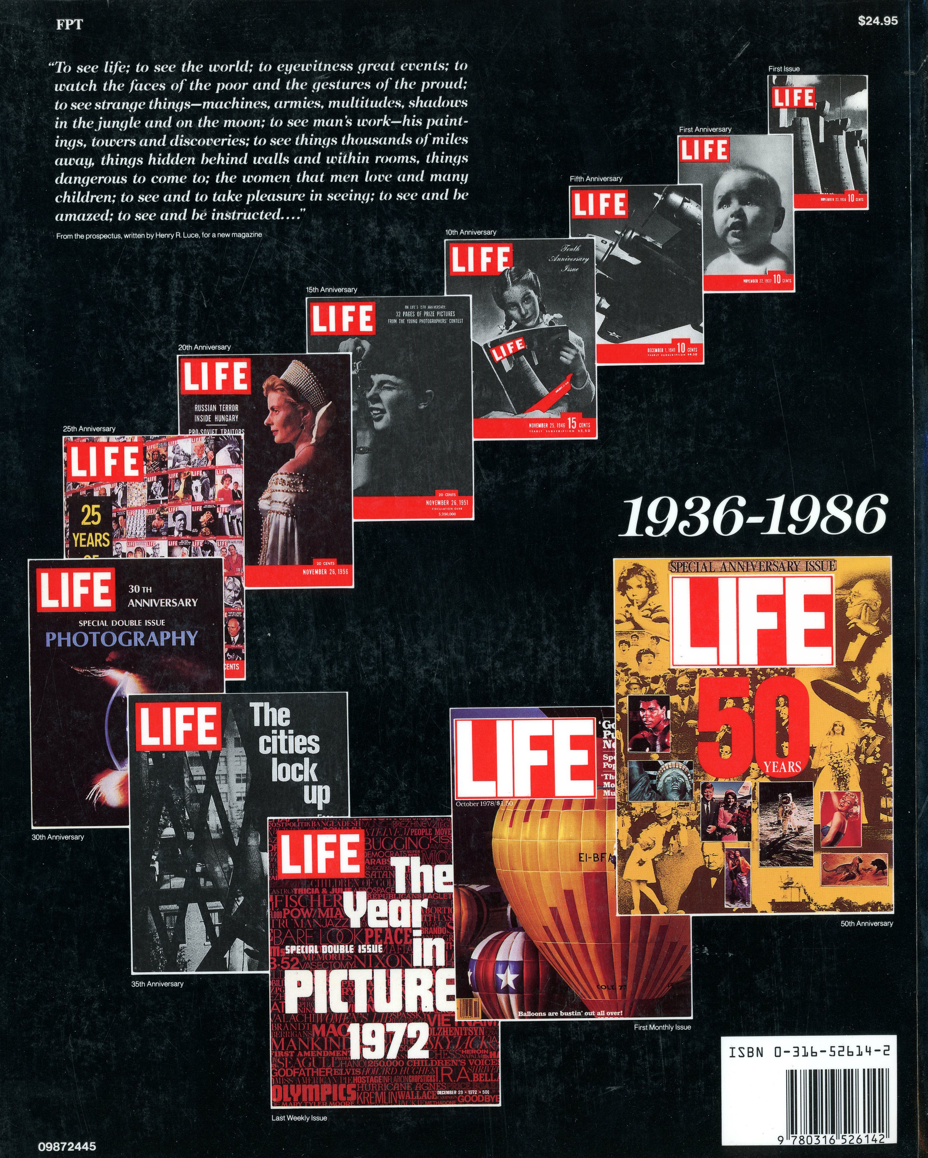 LIFE 50, THE FIRST FIFTY YEARS 1936-1986