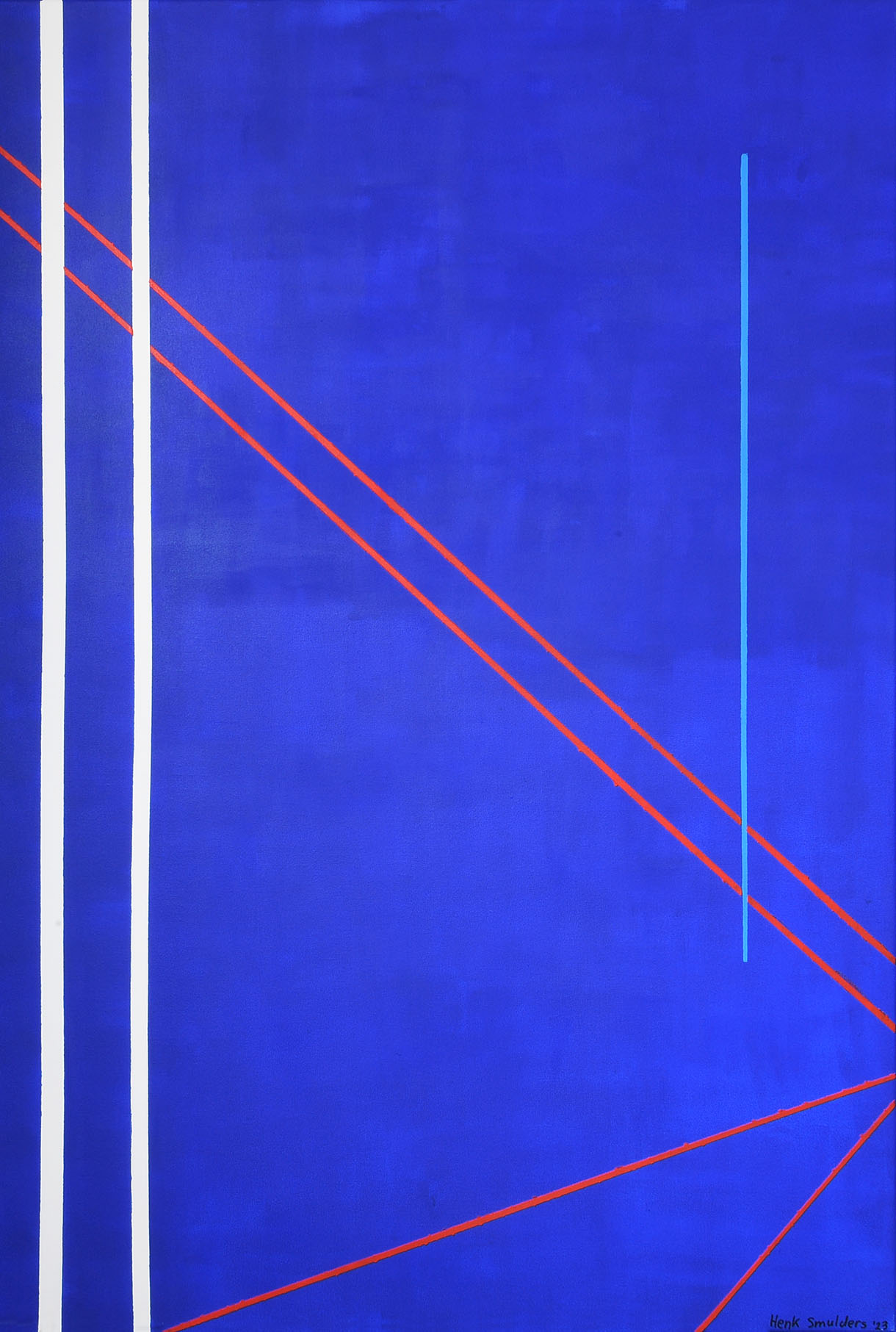 HENK SMULDERS // BLUE RED LINE