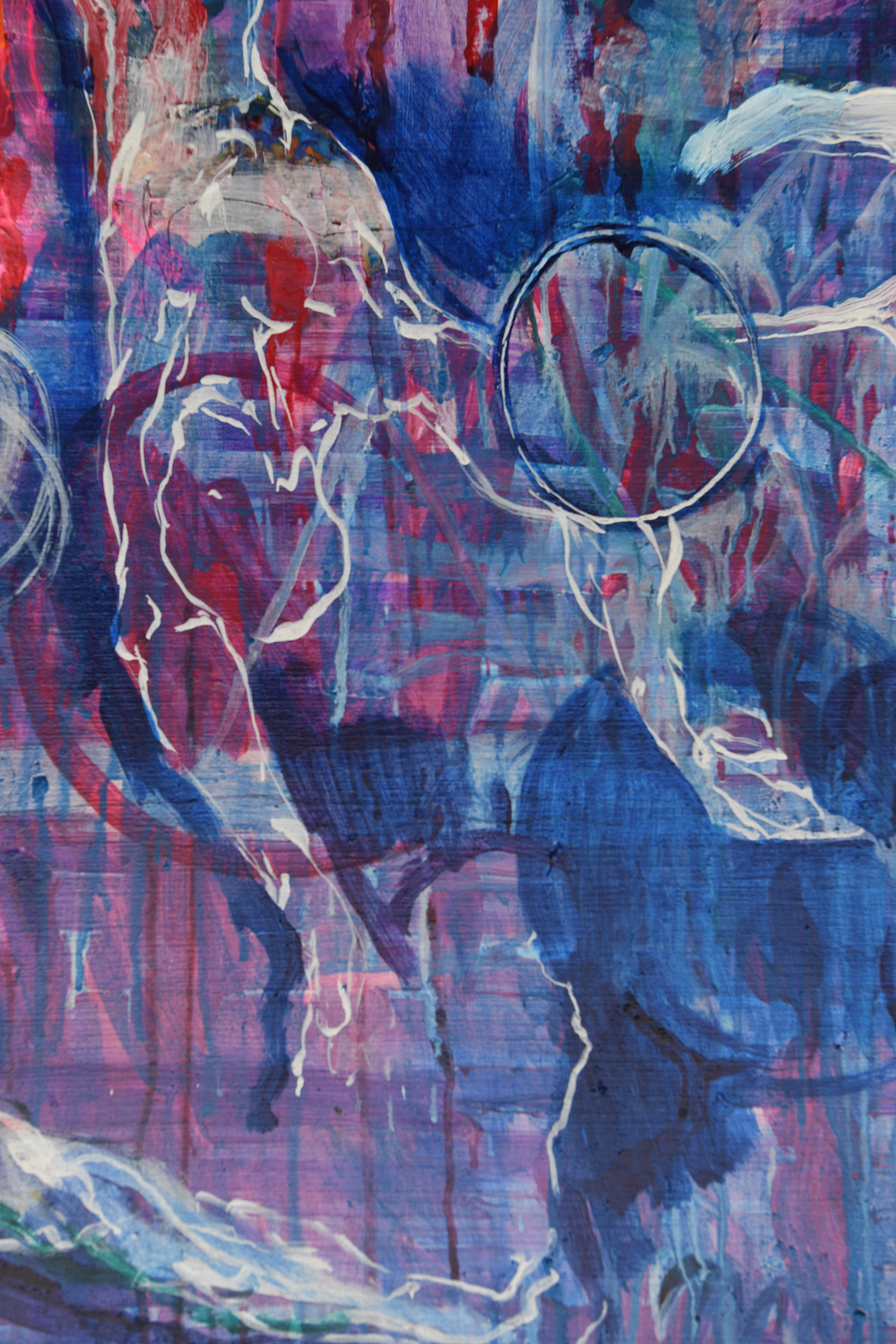 GESPANNEN DOEK, 150X180 CM ( STAAND ) "UNIVERSE"   